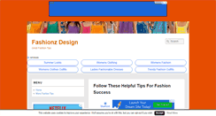 Desktop Screenshot of fashionzdesign.com